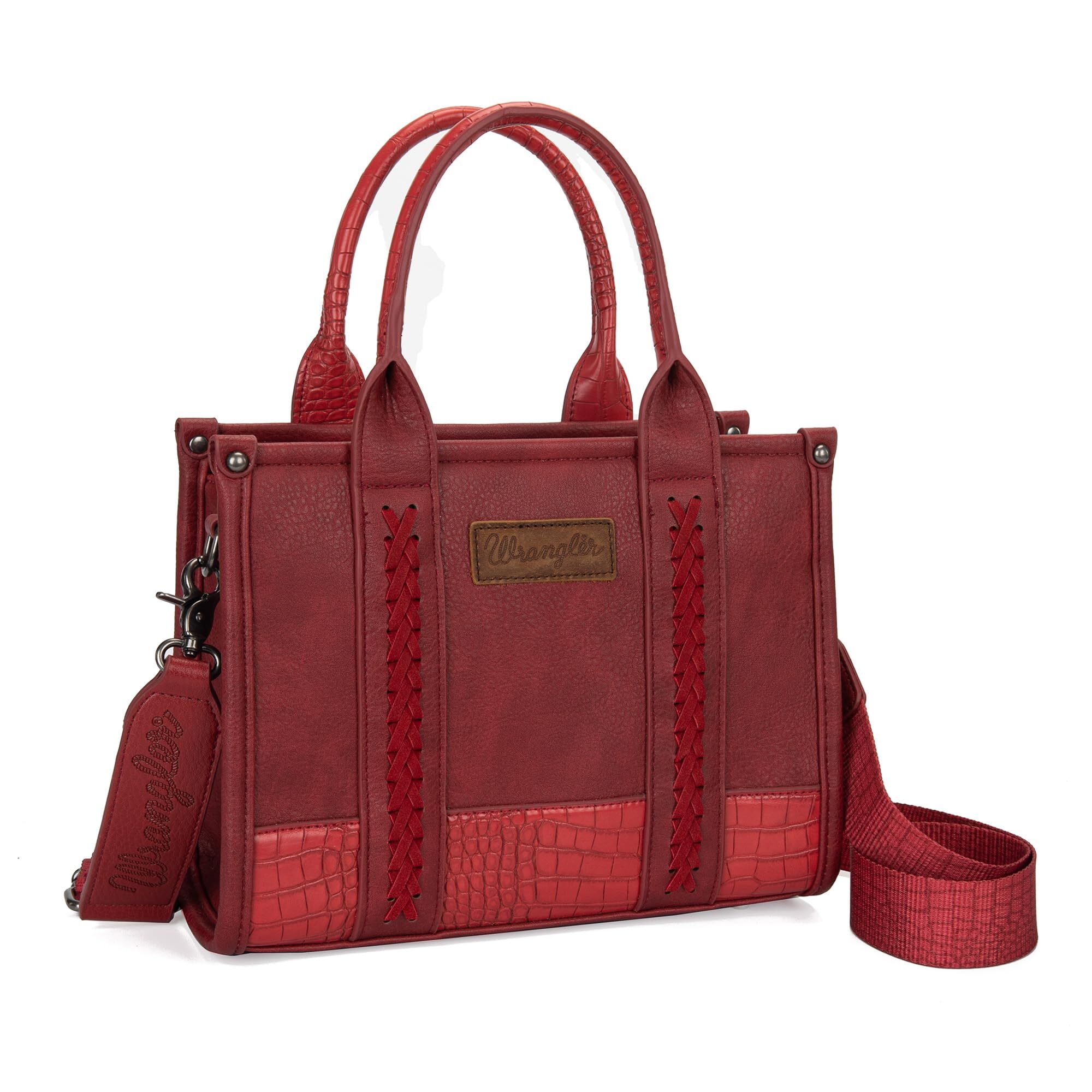 Wrangler Tote Bag for Women Cow Print Purse Top Handle Handbags Vintage