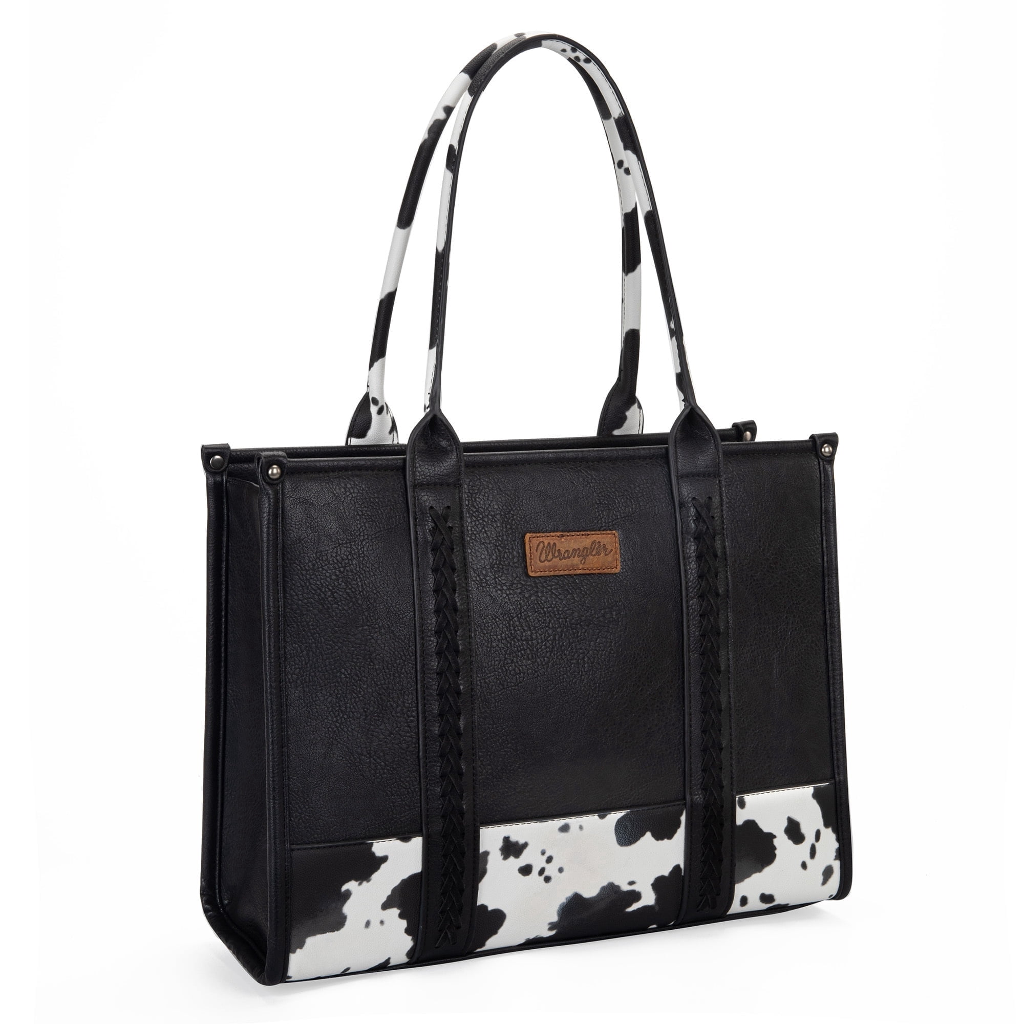 Wrangler Tote Bags for Women Top-handle Handbags and Purses for Women, Black