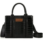 Wrangler Tote Bags for Women Designer Satchel Handbags Top-handle Purses with Strap