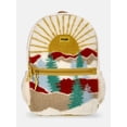 thumbnail image 1 of Wrangler Unisex 17" Plush Almond Milk Sunset Backpack, Beige, 1 of 5