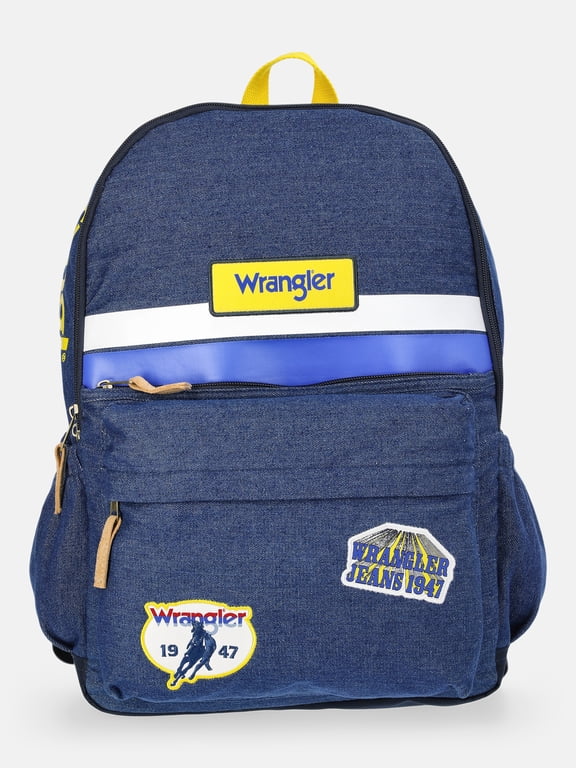 Unisex 17" Rodeo Sport Denim Backpack, Blue