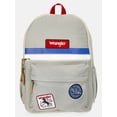thumbnail image 1 of Wrangler Unisex 17" Rodeo Sport Ice Denim Backpack, Gray, 1 of 5