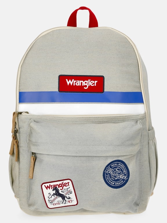 Unisex 17" Rodeo Sport Ice Denim Backpack, Gray