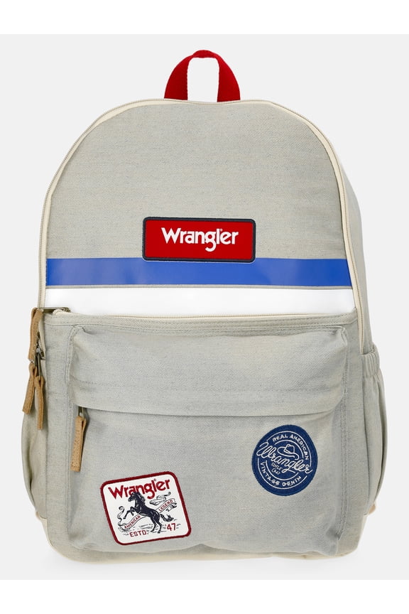 Unisex 17" Rodeo Sport Ice Denim Backpack, Gray