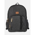thumbnail image 1 of Wrangler Unisex 17" Washed Canvas Backpack, Black, 1 of 5