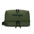 thumbnail image 1 of Wrangler Unisex Travel Toiletry Bag Waterproof Hanging Dopp Kit Dual‑Layer Wet‑Dry Separation Cosmetic Organizer, Green, 1 of 8
