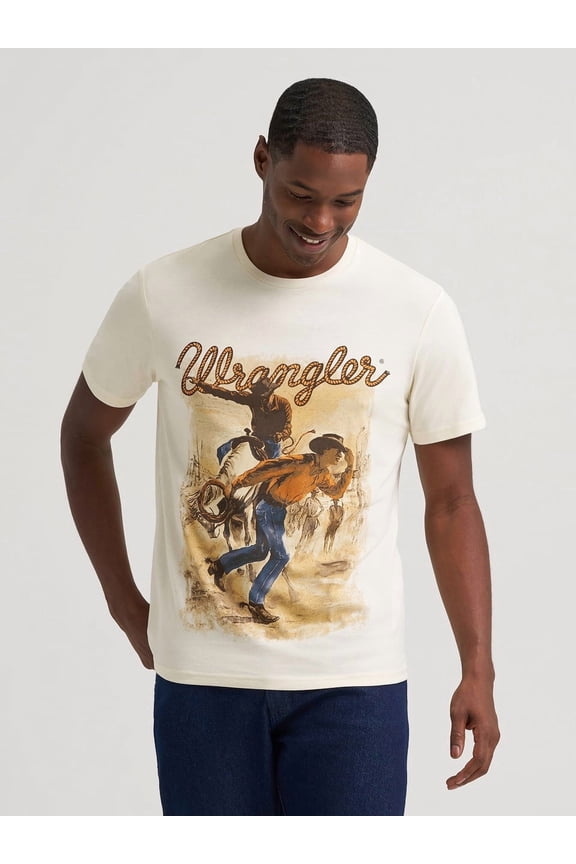 Vintage Rodeo Cowboys - Mens Tee  - 112380298