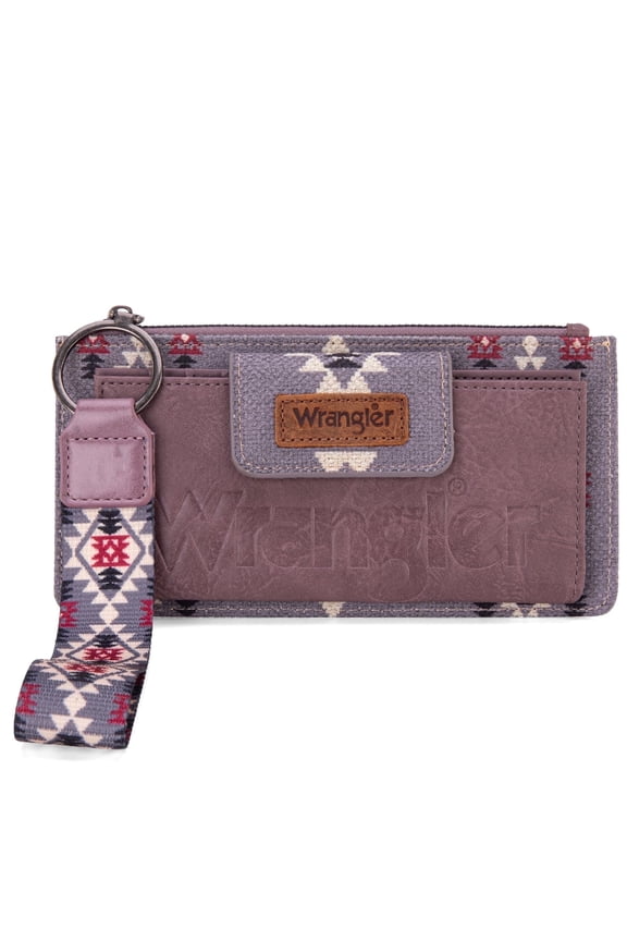 Wrangler Purses for Women Western Clutch Purse Rfid Wallet Womens, Lavender
