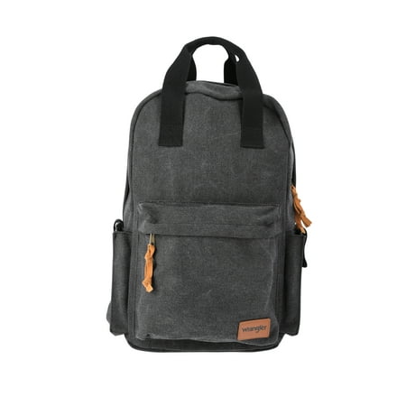 Wrangler Unisex Washed Canvas Laptop Backpack