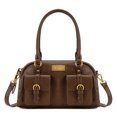 thumbnail image 1 of Wrangler Women Dome Top‑Handle Purse Medium Shoulder Handbag with Detachable Crossbody Strap, Coffee, 1 of 7