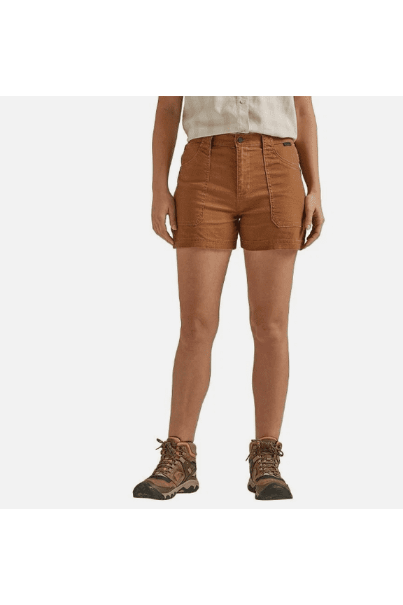 Women's All Terrain Gear Hike Canva Shorts, Brown 8