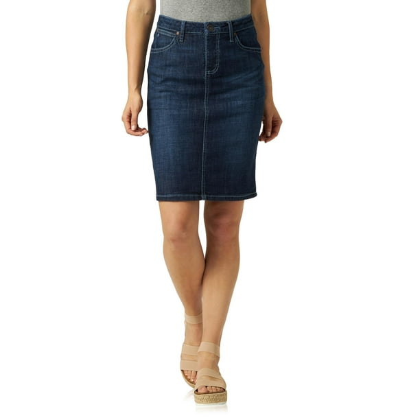 Wrangler Women's Aura Denim Skirt - Walmart.com