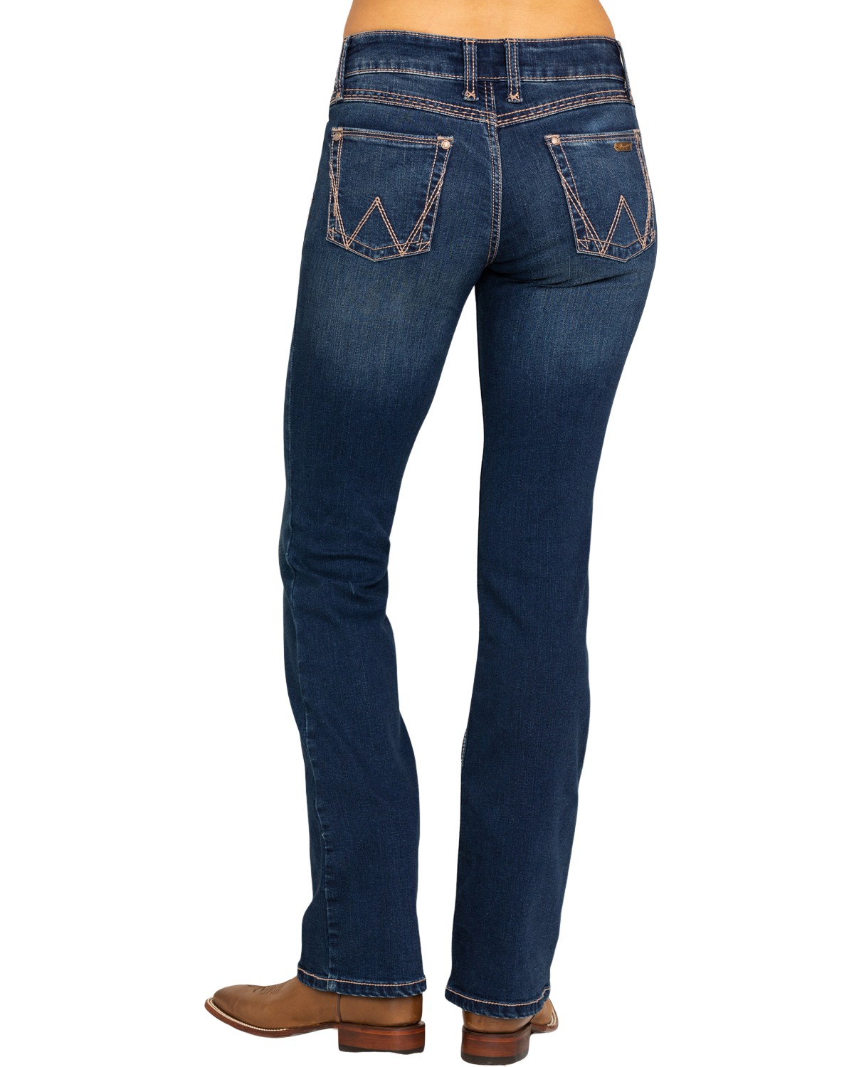Wrangler Women's Dark Wash Retro Mae Jeans Indigo 9W x 34L - image 1 of 7