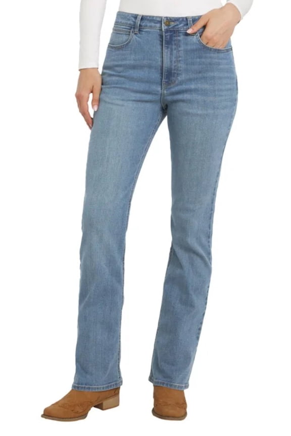 Women's High-Rise Bootcut Jean - Indigo Blue - Size 14