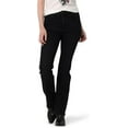 thumbnail image 1 of Wrangler Women's High Rise Bootcut Jeans (Black, 8/29), 1 of 5