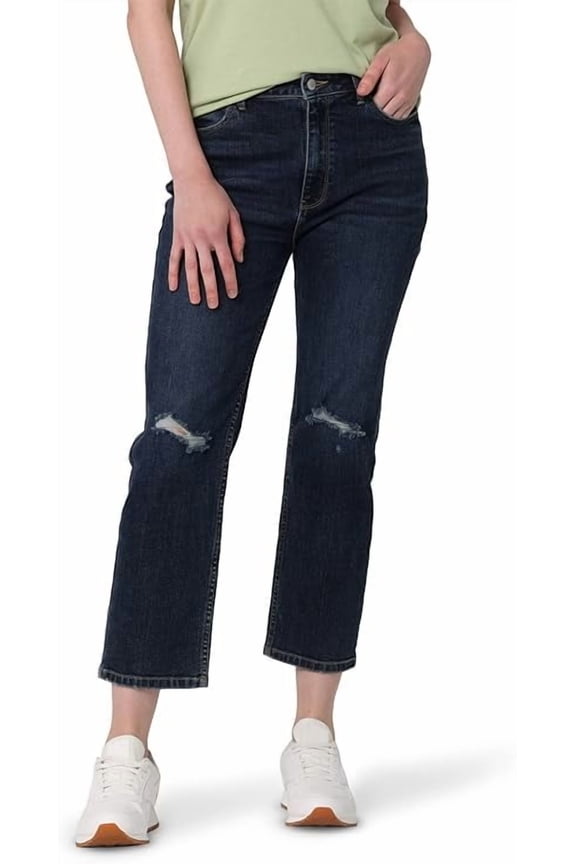 Women's High-Rise Rodeo Straight Leg Crop Jean