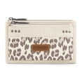 thumbnail image 1 of Wrangler Women's Large Minimalist Phone Wallet Stylish Double Zipper Cash Wallet with RFID Protection for Ladies, Beige, 1 of 7