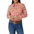 thumbnail image 1 of Wrangler® Women's Long Sleeve Western Snap Plaid Shirt, 1 of 4