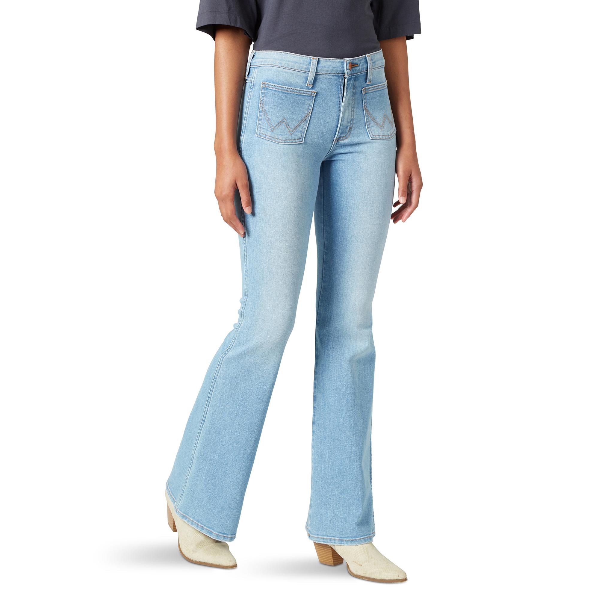 Wrangler Women's Patch Pocket Flare Jean