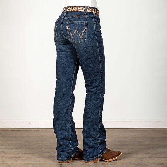 Wrangler Women's Q- Medium Wash Mid Rise Ultimate Riding Bootcut Jeans - 112338893 26W x 32L