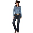 thumbnail image 1 of Wrangler Women's Q- Medium Wash Mid Rise Ultimate Riding Bootcut Jeans - 112338893 29W x 30L, 1 of 4