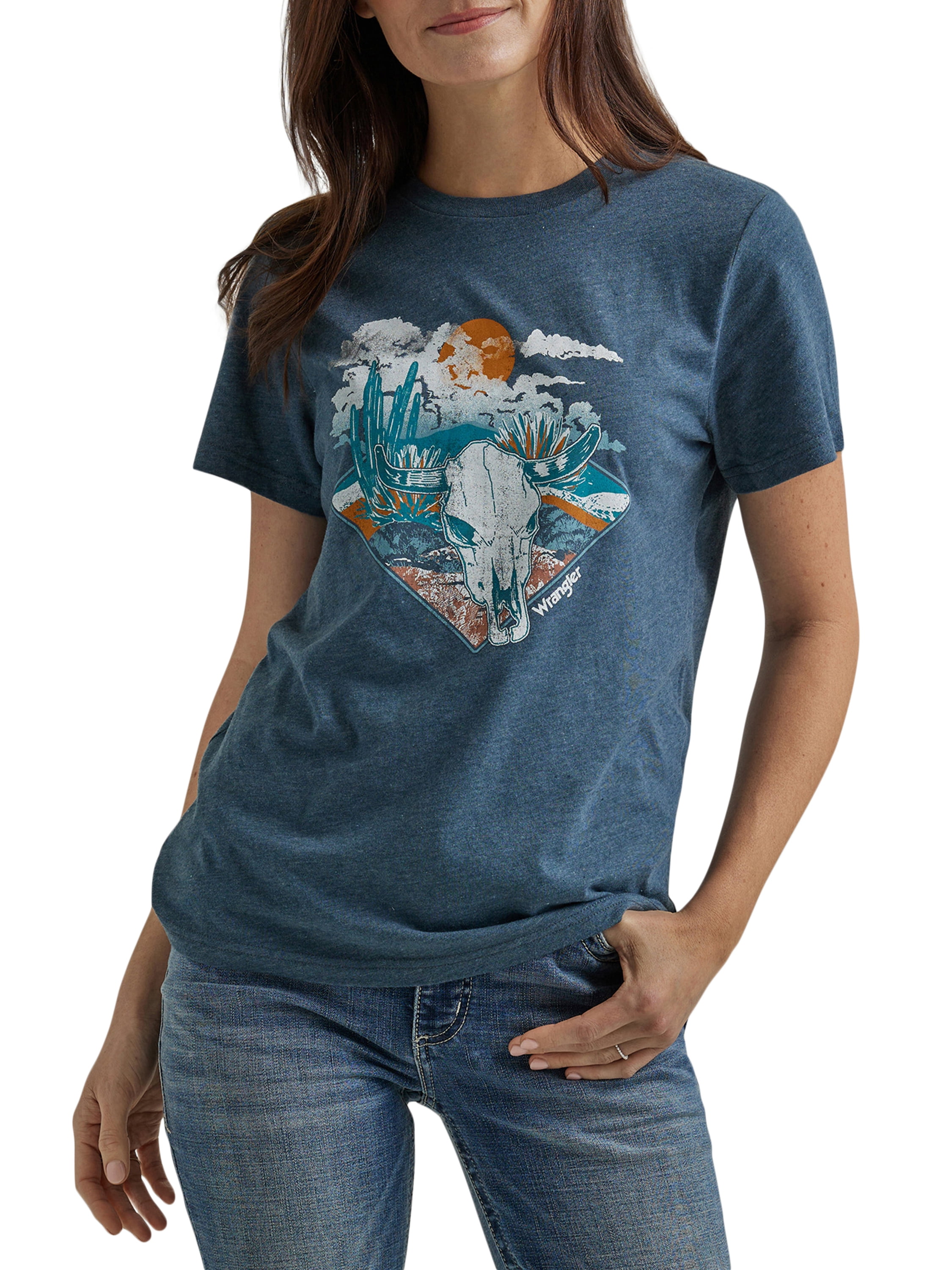 Wrangler® Women's Regular Fit Short Sleeve Tee