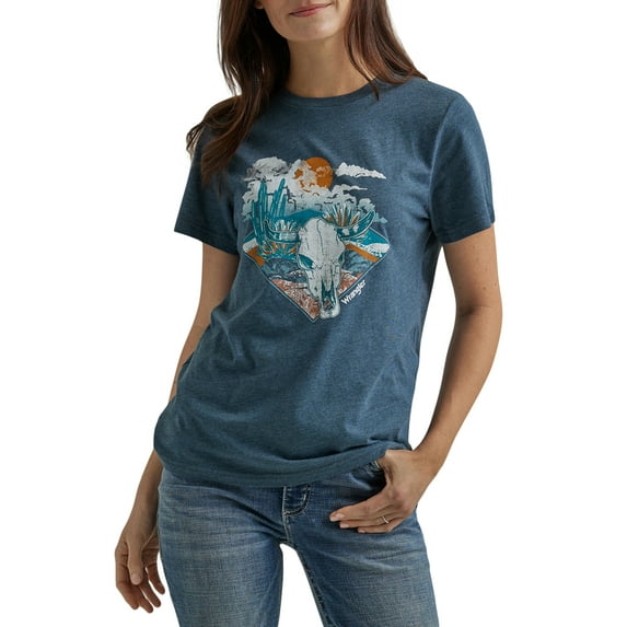 Wrangler® Women's Regular Fit Short Sleeve Tee