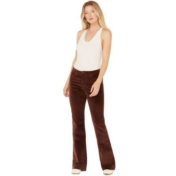 Wrangler Women's Retro Corduroy High Rise Stretch Trouser Jeans - 112336740 29W x 34L