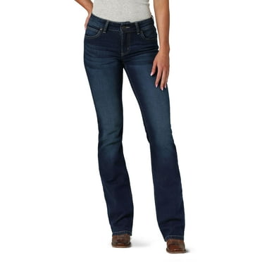 Wrangler Women's Ultimate Riding Willow Jean - Bootcut Fit, Performance Waist, Perfect For Riding & Casual Wear