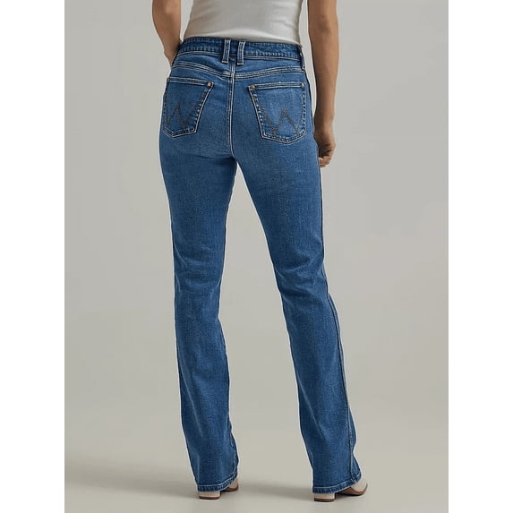 Wrangler Women's Retro Ember Medium Wash High Rise Bailey Bootcut Stretch - 112344635 26W x 30L