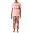 thumbnail image 1 of Wrangler Women's Short Sleeve Cotton Blend Pajama Set, Sizes S-4X, 1 of 11