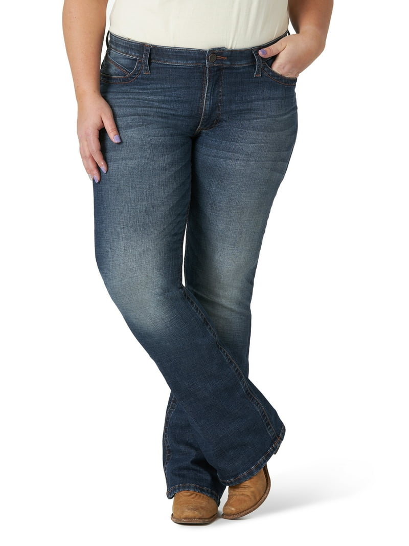 Wrangler Jean Ultimate Riding Willow pour femme, bleu, 26W x 34L