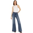 thumbnail image 1 of Wrangler Women's Wanderer Dark Wash High Rise Stretch Modern Flare Jeans - 112334583 30W x 34L, 1 of 4