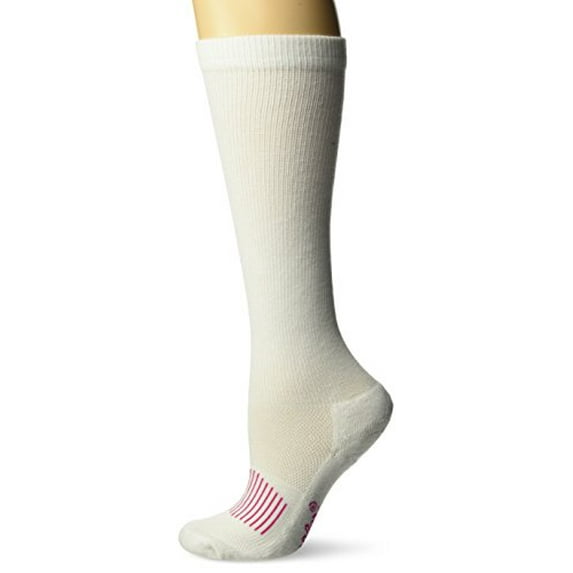 Wrangler Women's Western Boot Socks 3 Pair Pack, White, Medium