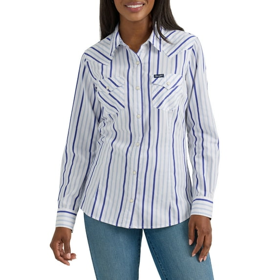 Wrangler® Women's Western Dress Shirt, Sizes XS-2XL