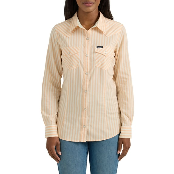 Wrangler® Women's Western Dress Shirt, Sizes XS-2XL
