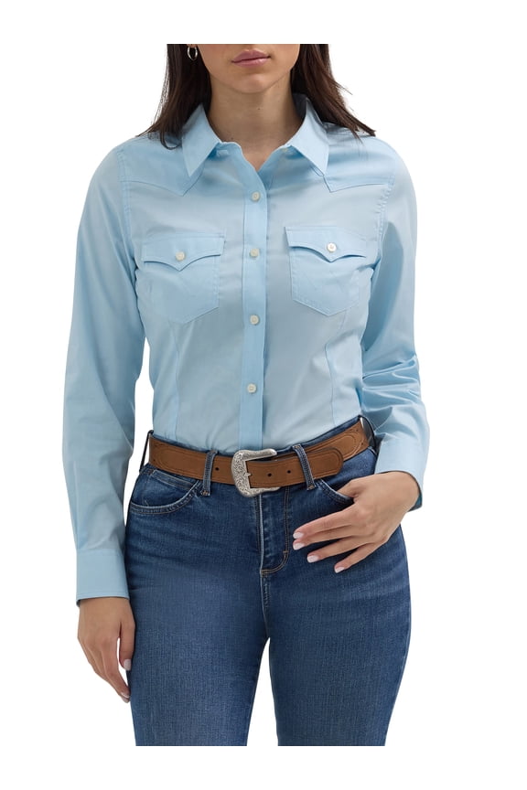 ® Women's Western Long Sleeve Button Front Shirt