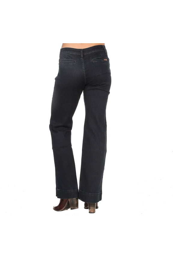 Womens 09MWWAB Mae Dark Wash Trouser Jean 13W x 34L Dark Blue