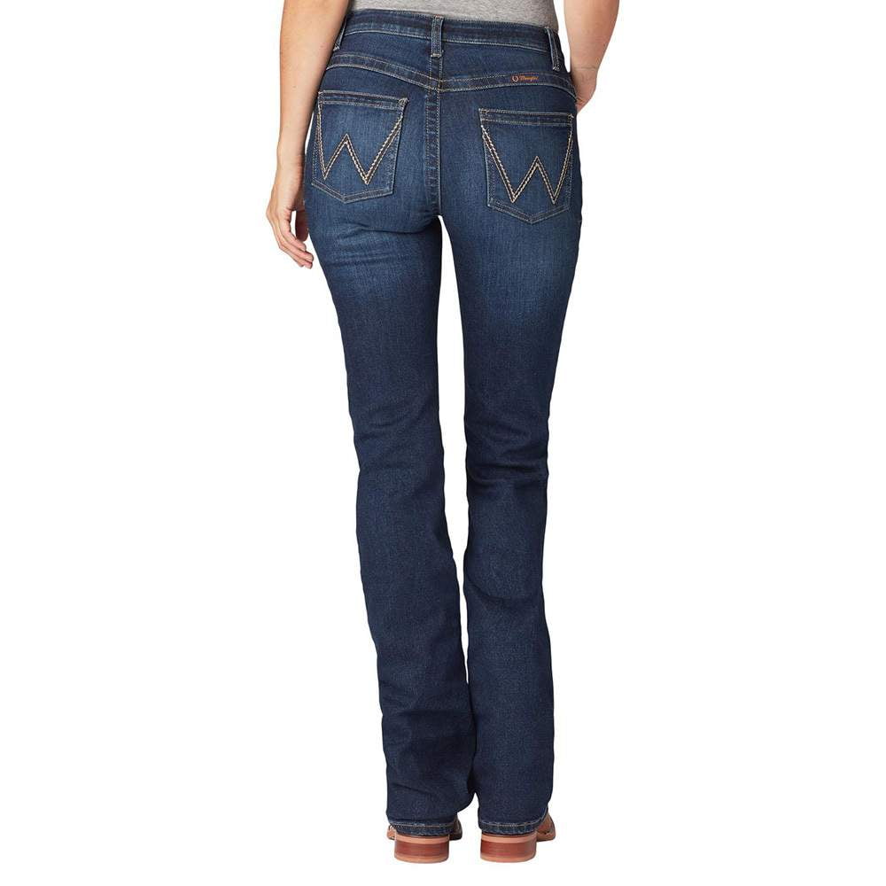 Wrangler Women's Willow Mid Rise Boot Cut Ultimate Riding Jean – Jeans Da Equitazione Con Vita Media E Taglio A Stivale - 2