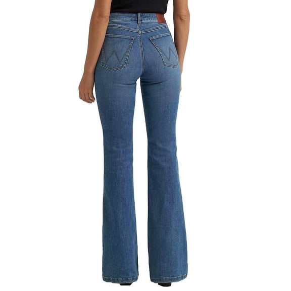 Wrangler Womens Be Spoke Lara High Rise Jean 30x34 Denim