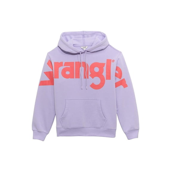 Wrangler Womens Classic Logo Hoodie M Purple