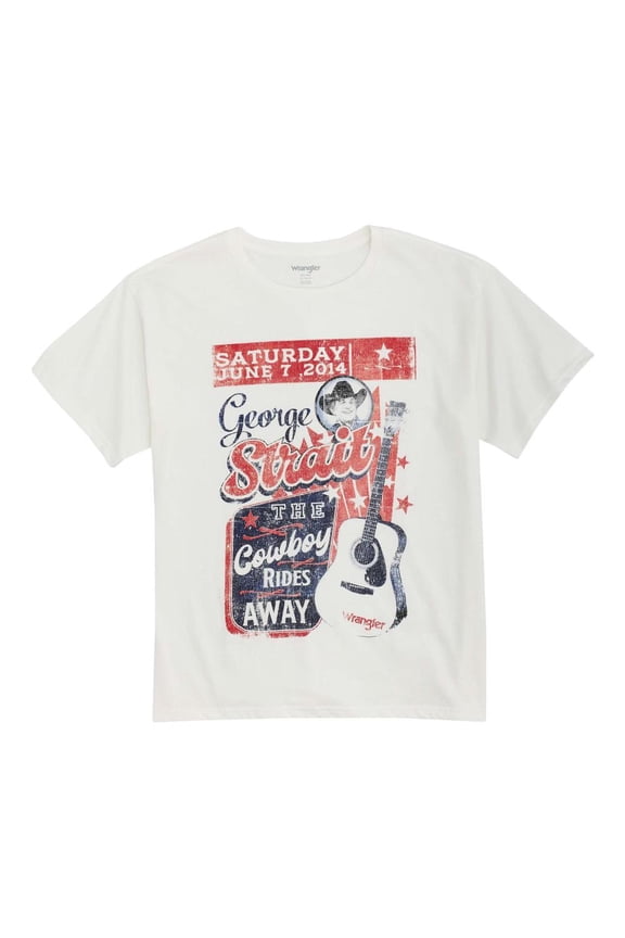 Womens George Strait Tee XL White
