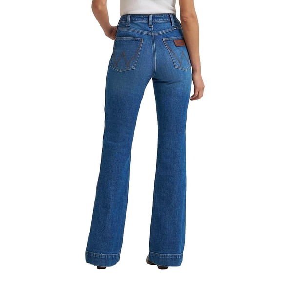 Wrangler Womens Mina Bailey High Rise Trouser 28x34 Denim