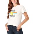 thumbnail image 1 of Wrangler Womens Locally Grown Logo Graphic T-Shirt Gra Tofu XS, 1 of 1