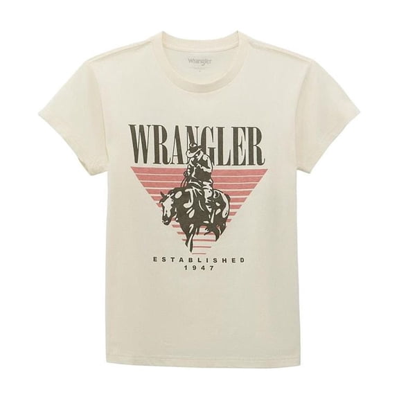 Wrangler Womens   Retro  Logo Tee XXXL White
