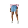 thumbnail image 1 of Wrangler Womens Stay Home Cotton Pull On Shorts Lightwash S, 1 of 1