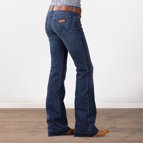 Wrangler Womens Women`s Retro Emma Mae Trouser 7W x 36L Sophia