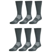 Wrangler Wool Blend Work Socks for Men, Size 6-12, Charcoal, 6 Pairs