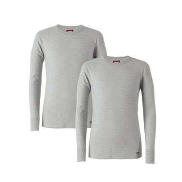 Wrangler Workwear Men's Cotton Waffle Thermal Top 2-Pack Bundle