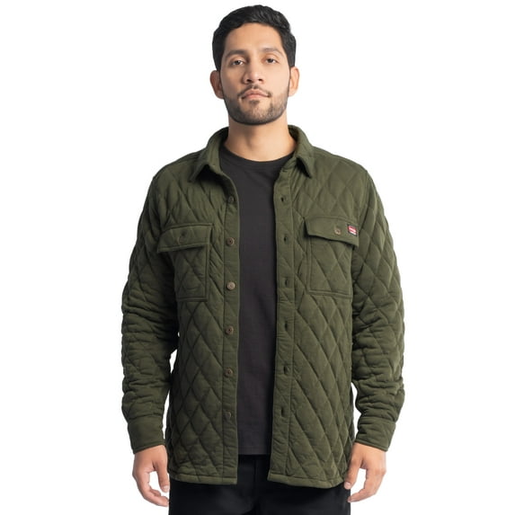 Wrangler Workwear Men's Durable Shirt Jacket Diamond Series, Size S-3XL